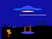 une photo d'Ã©cran de The Simpsons - Bart Vs The Space Mutants sur Nintendo Nes